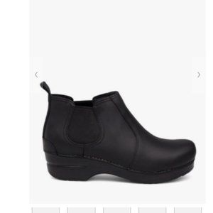 Black Dansko Booties (Frankie Black Oiled)